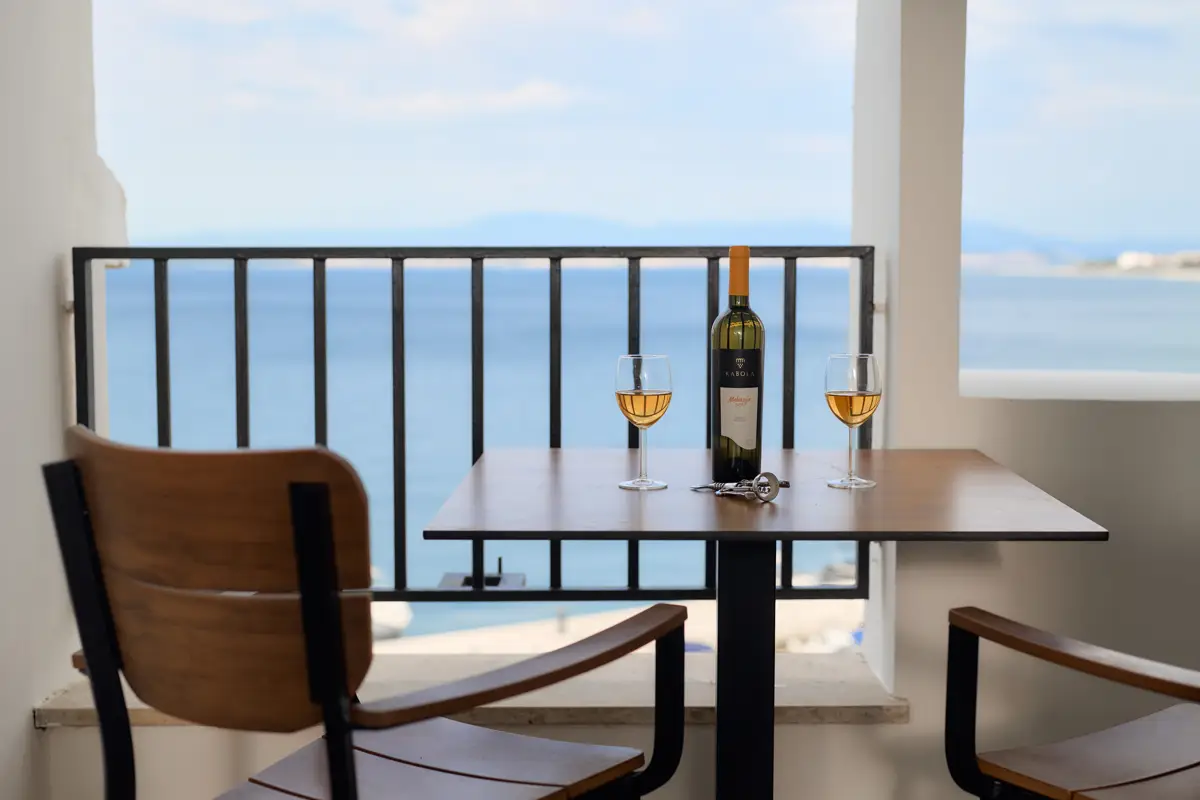 Standard double or twin room with sea view and balcony-Hotel Selce (1)