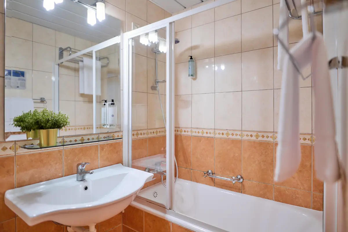 Standard double or twin room with sea view and balcony-Hotel Selce (25)